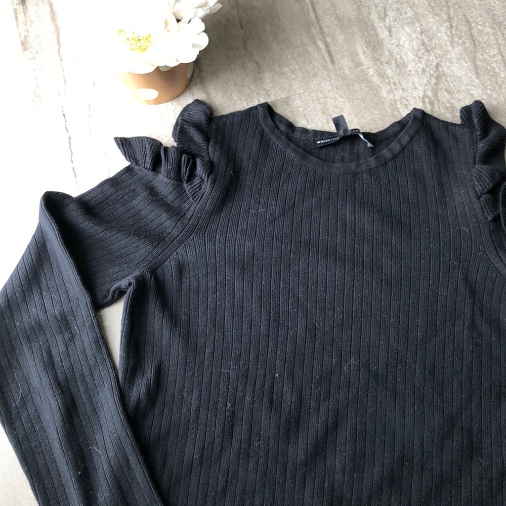 White House Black Market Cold Shoulder Top